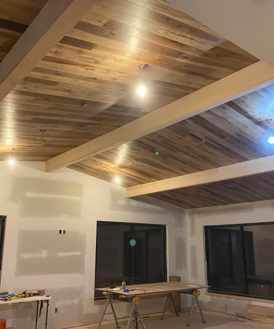 light framing and ceiling